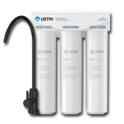 Kuchynský filter USTU ULTRA s čiernym kohútikom