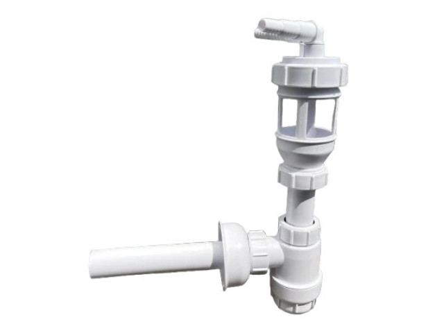 Sifón pre úpravovne vody, zabraňujúci bakteriálnej kontaminácii