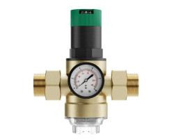Regulátor tlaku s filtrom a tlakomerom 40 mcr - 1"