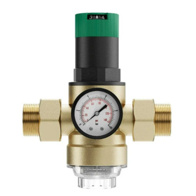 Regulátor tlaku s filtrom a tlakomerom 40 mcr - 1" Regulátor tlaku s filtrom a tlakomerom 40 mcr - 1"