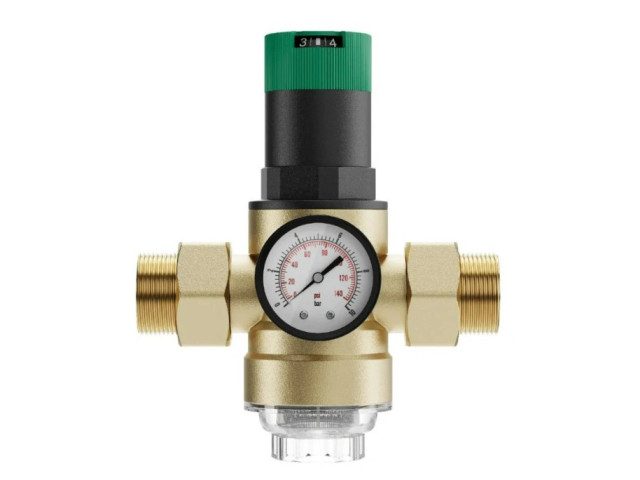 Regulátor tlaku s filtrom a tlakomerom 40 mcr - 3/4"