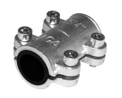 AGAFLEX OBA objímka 2“, 59,7-60,8 mm, opravná, pre oceľové rúry, vodovodné, liatinové/zinkové