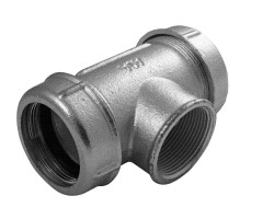 AGAFLEX TK T-kus 1/2“, 19,3-22,0m, s vnútorným závitom, upínaný, voda, liatina/pozink