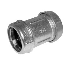 AGAFLEX OK spojka 3/8“, 15,8-17,7 mm, obojstranná svorka, voda, liatina/pozink