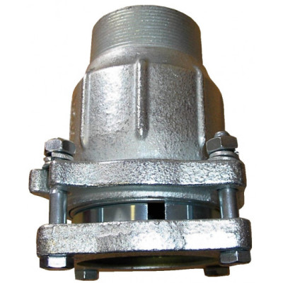 AGAFLEX AK spojka 2 1/2“, 74,9-76,6 mm, s prírubou, vonkajší závit, upínanie, voda, liatina/pozink
