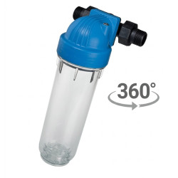 ATLAS Vodný filter SENIOR 10" DP 360°DS - 3/4" (1 "), BX (SX) 8bar, 45°C