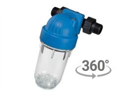 ATLAS Vodný filter JUNIOR 7" DP 360° DS - 3/4" (1 "), BX (SX) 8bar, 45°C