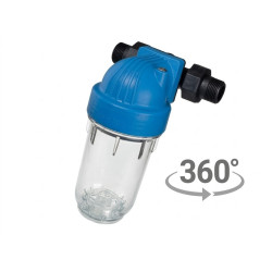 ATLAS Vodný filter JUNIOR 7" DP 360° DS - 3/4" (1 "), BX (SX) 8bar, 45°C