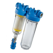 ATLAS Vodný filter samočistiaci HYDRA DUO 1" RSH 50mcr + Prázdna nádoba BX (SX) 8bar