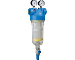 ATLAS Samočistiaci vodný filter HYDRA 3/4" RSH 50mcr SX - 8bar, 45°C s MANOMETRY