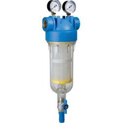 ATLAS Samočistiaci vodný filter HYDRA 3/4" RSH 50mcr SX - 8bar, 45°C s MANOMETRY