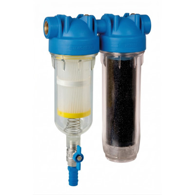 ATLAS Vodný filter samočistiaci HYDRA DUO 1" RSH 50mcr + LA (aktívne uhlie) SX 8bar