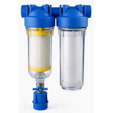 ATLAS Vodný filter samočistiaci HYDRA DUO 1" RSH 50mcr + CA 25mcr + (aktívne uhlie) ATLAS Vodný filter samočistiaci HYDRA DUO 1" RSH 50mcr + CA 25mcr + (aktívne uhlie)