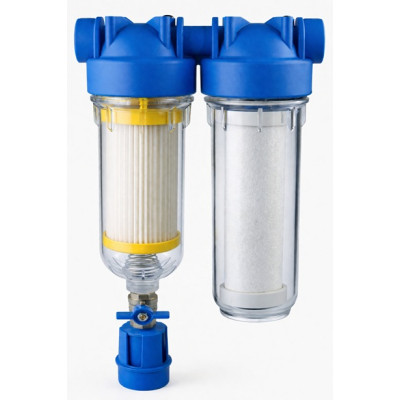 ATLAS Vodný filter samočistiaci HYDRA DUO 1" RSH 50mcr + CA 25mcr + (aktívne uhlie)