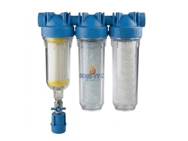 ATLAS Vodný filter samočistiaci HYDRA TRIO 1" RSH 50mcr + HA + FA 5mcr