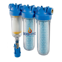 ATLAS Vodný filter samočistiaci HYDRA TRIO 1" RSH 50mcr + SANICO FA 25 + 10mcr