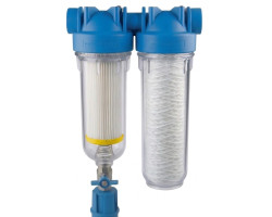 ATLAS Vodný filter samočistiaci HYDRA DUO 1" RSH 50mcr + FA 25mcr BX 8bar, 45°C