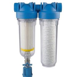 ATLAS Vodný filter samočistiaci HYDRA DUO 1" RSH 50mcr + FA 25mcr BX 8bar, 45°C