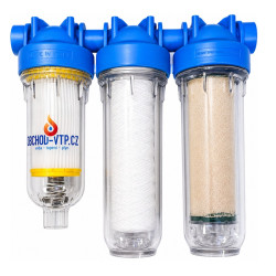 ATLAS HYDRA TRIO 1" samočistiaci filter vody RSH 50 mcr + FA BX 25 mcr + QA-AF BX