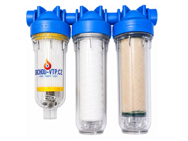 ATLAS HYDRA TRIO 1" samočistiaci filter vody RSH 50 mcr + FA BX 25 mcr + QA-AF BX