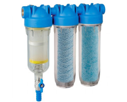 ATLAS Vodný filter samočistiaci HYDRA TRIO 1" RSH 50mcr + SANICO FA 25 + 1mcr