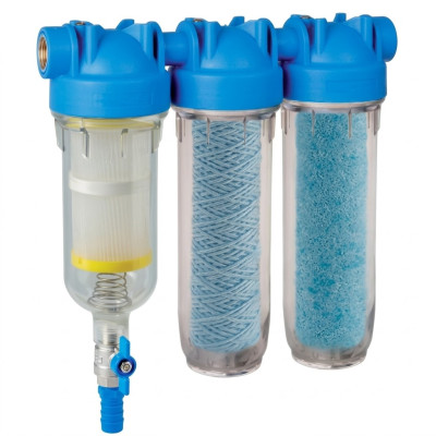 ATLAS Vodný filter samočistiaci HYDRA TRIO 1" RSH 50mcr + SANICO FA 25 + 5mcr