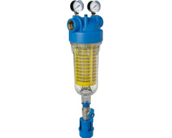 ATLAS Samočistiaci vodný filter HYDRA 3/4" RAH 90mcr SX - 8bar, 45°C s MANOMETRY