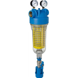 ATLAS Samočistiaci vodný filter HYDRA 3/4" RAH 90mcr SX - 8bar, 45°C s MANOMETRY