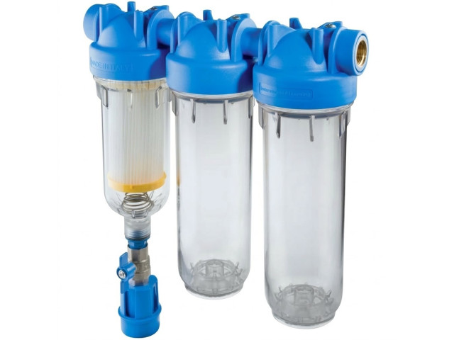 ATLAS Vodný filter samočistiaci HYDRA TRIO 1" RSH 50mcr + 2x prázdna nádoba 8bar