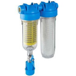 ATLAS Vodný filter samočistiaci HYDRA DUO 1" RSH 50mcr + FA 5mcr BX 8bar, 45°C