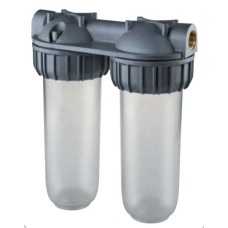 ATLAS Vodný filter SANICO Senior 3/4" Dvojitý 10SX 3P - 7bar, 45°C