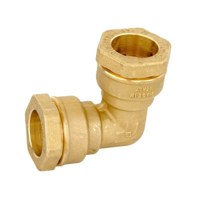 Mosadzné svorné koleno 90° BWO 20 x 20 mm - VALVOPAT