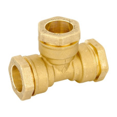 Mosadzný svorný t-kus BT 20 x 20 x 20 mm - VALVOPAT