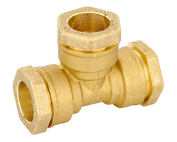 Mosadzný svorný t-kus BT 20 x 20 x 20 mm - VALVOPAT