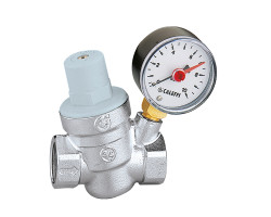 Regulátor tlaku vody 5334 1/2" Caleffi PN16 R. 1-6 BAR, s manometrom 0-10 BAR