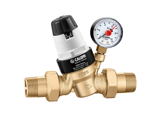 Caleffi 5350H Regulátor tlaku vody 1" Reg. 1 - 6 BAR, PN25, Tmax 80°C