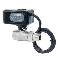 ESBE MBA 124 Guľový ventil 2-cestný s pohonom DN32 - 5/4" Kvs 100 m3 / h