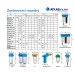 ATLAS Vodný filter samočistiaci HYDRA DUO 1" RSH 50mcr + FA 25mcr BX 8bar, 45°C