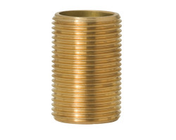 Mosadzná prostá vsuvka 1/2" x 40mm