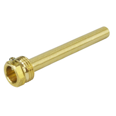 Mosadzná jímka k teplomerom 1/2" x 75mm