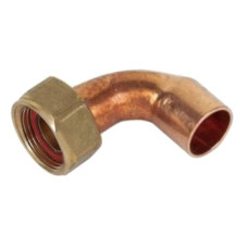 CU OBLÚK s prevlečnou matkou 22 mm x 3/4" - 5002G