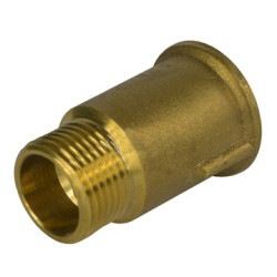 Mosadzné predĺženie 1" x 50mm s vnútorným imbusom