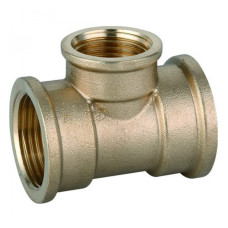 Mosadzný T-kus redukovaný FFF 1/2" x 3/8" x 1/2" PN16
