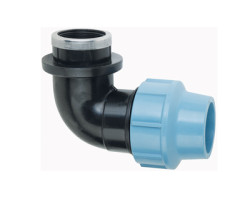 PE Koleno s vnútorným závitom 16 mm x 1/2" - Polyetylen