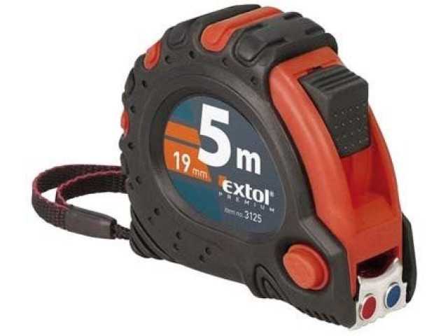 EXTOL PREMIUM meter zvinovací 5m, s magnetom