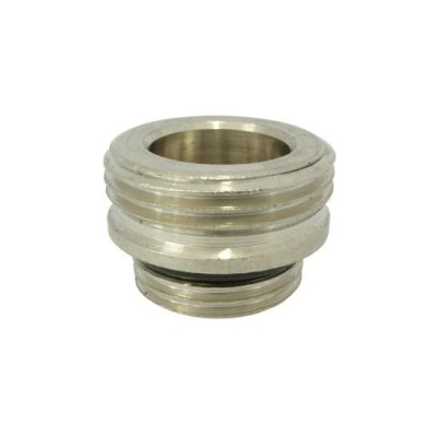 V&G Kúrenárska redukcia 1/2" x 3/4" plochá s krúžka - MOSADZ