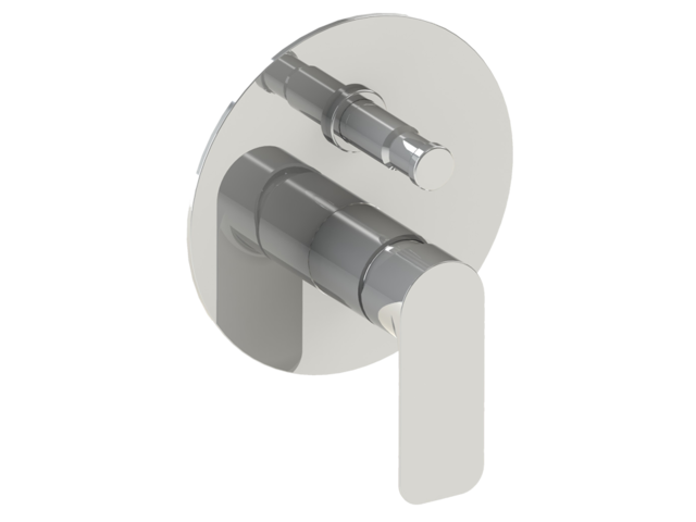 RIO 4152 Podomietková vodovodná batéria s prepínaním, BIELA/CHROM