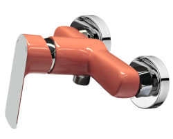 RIO ORANGE 4145O Sprchová vodovodná batéria bez príslušenstva, CHROM/ORANŽOVÁ, rozstup 150mm