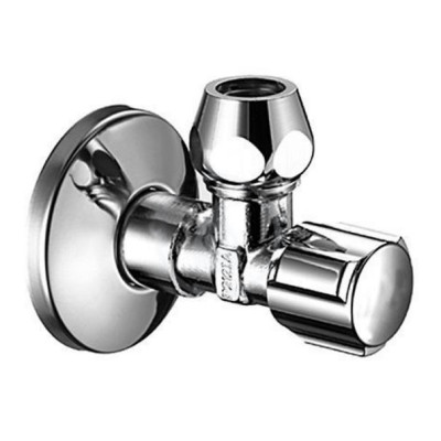 Rohový ventil vretenkový 1/2" x 3/8" - Chróm