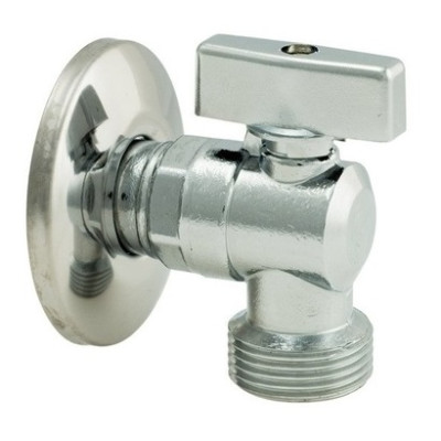 Rohový guľový ventil 1/2" x 3/4" - Chróm (5300)